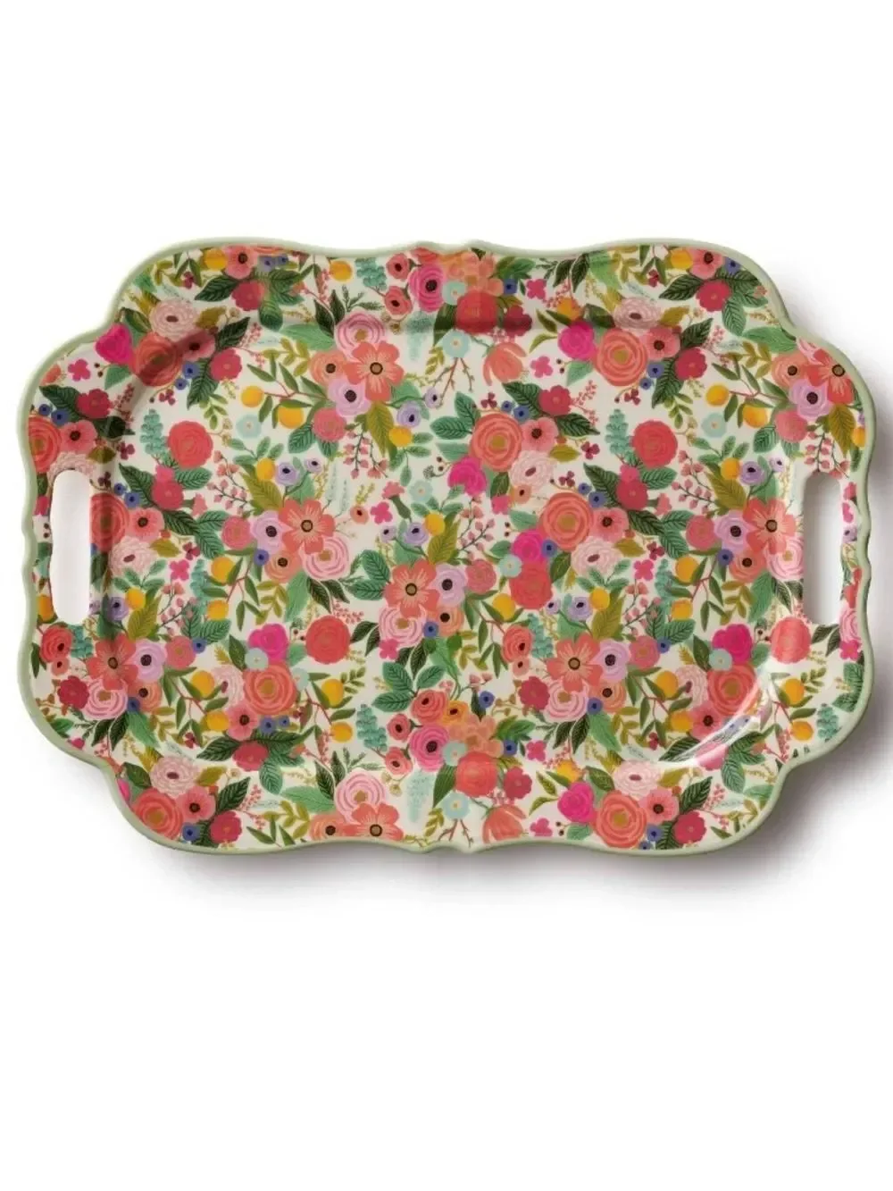 Rifle Paper Co. Melamine Serving Tray in Garden Party!